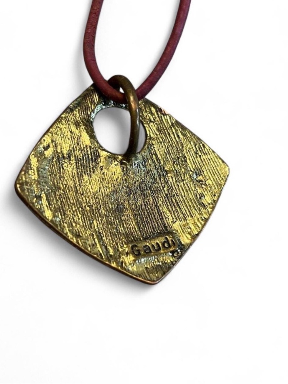Signed Gaudi estate statement necklace - Picture 3 of 4